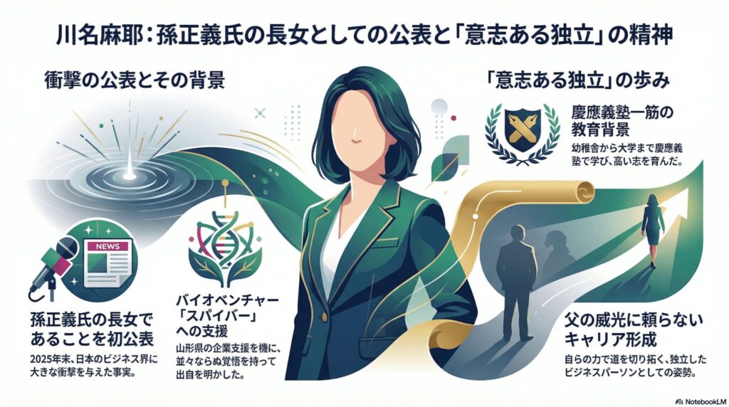 孫正義の娘として明かした素顔