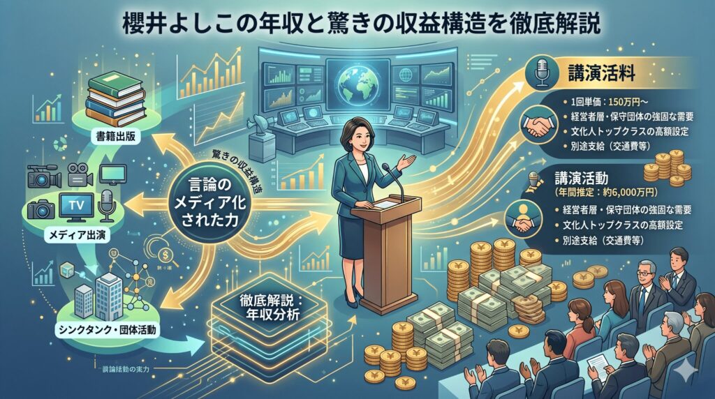 櫻井よしこの年収と驚きの収益構造を徹底解説