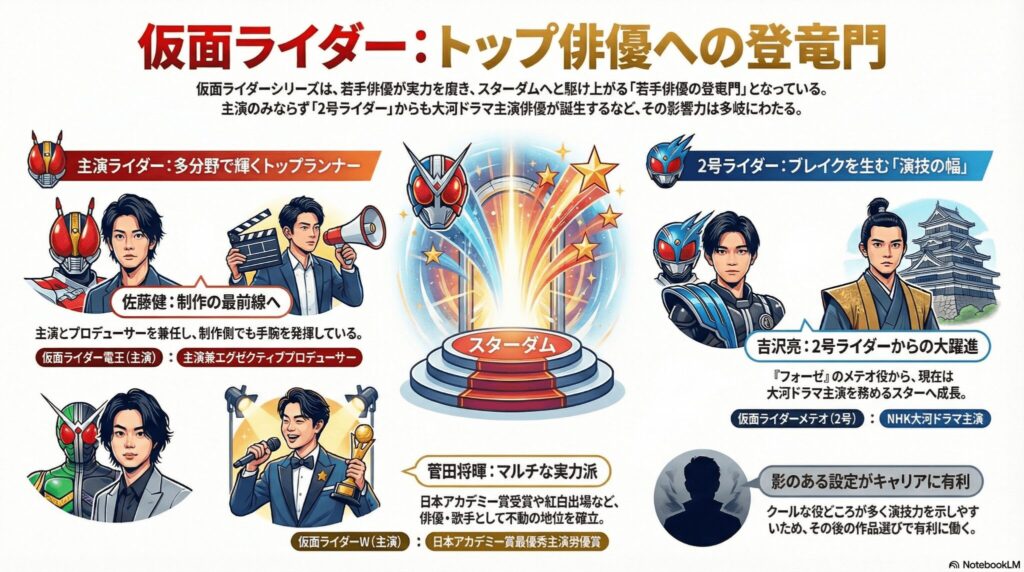 歴代仮面ライダー俳優の現在は？人気スターの活躍や意外な引退後を調査