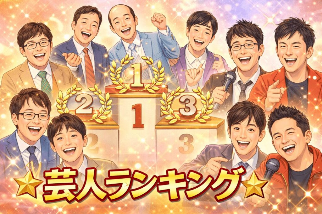 2025-2026最新版好きな芸人ランキング！世代別の人気やトレンド解説