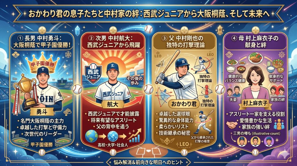 おかわり君の息子は大阪桐蔭の星！勇斗と航大の現在を調査