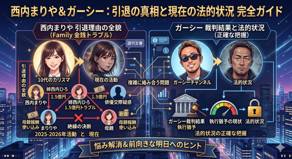西内まりやとガーシーの真相！引退理由と裁判の現在を徹底解説