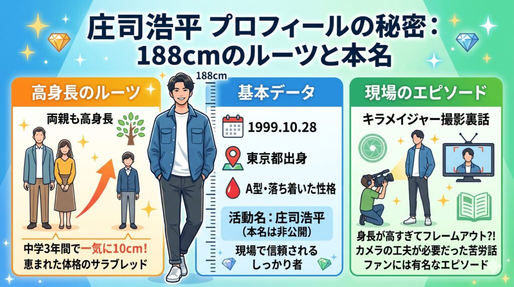 身長188cmのルーツや本名などプロフィールの秘密