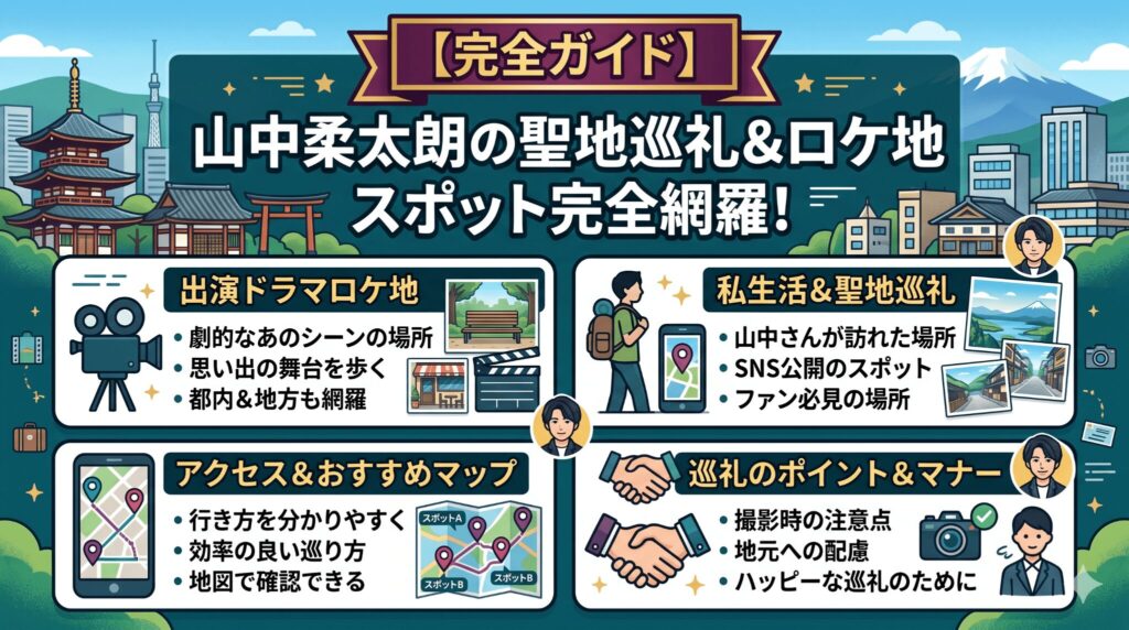山中柔太朗の聖地巡礼スポット＆出演ドラマロケ地完全ガイド